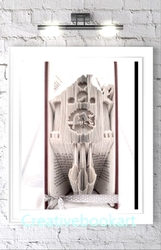 Birdhouse book folding pattern