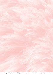 Pastel Pink Feathers Background Paper