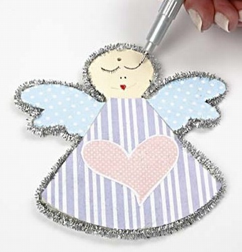 A Wooden Angel for Hanging