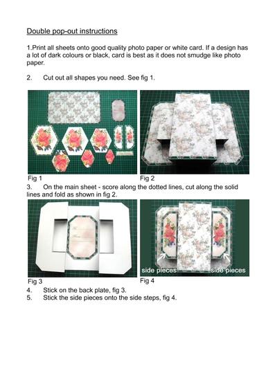 3D Double pop-out tutorial PDF
