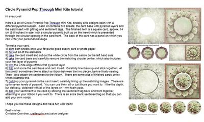 Circle Pyramid Pop Through Mini Kits tutorial Image-6