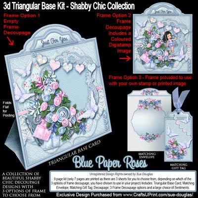 Shabby Chic - Triangular Base Card Kits Image