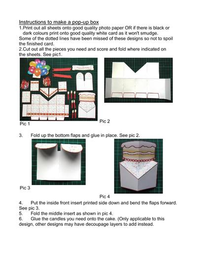 3D pop-up boxes tutorial PDF