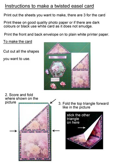 Twisted easel instructions Image