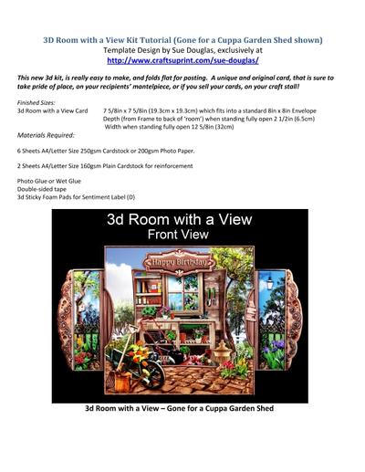 3d Room with a View Kits PDF