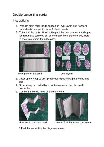 3D Double concertina tutorial PDF
