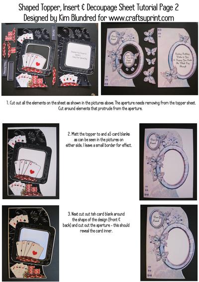 Shaped Toppers, Inserts & Decoupage Sheets Image-2