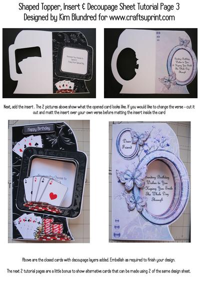 Shaped Toppers, Inserts & Decoupage Sheets Image-3