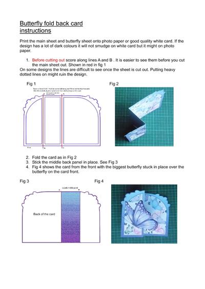 Butterfly fold back mini kits PDF