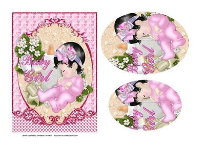 Fancy Scrolled Oval Pyramid Cards tutorial Image-3