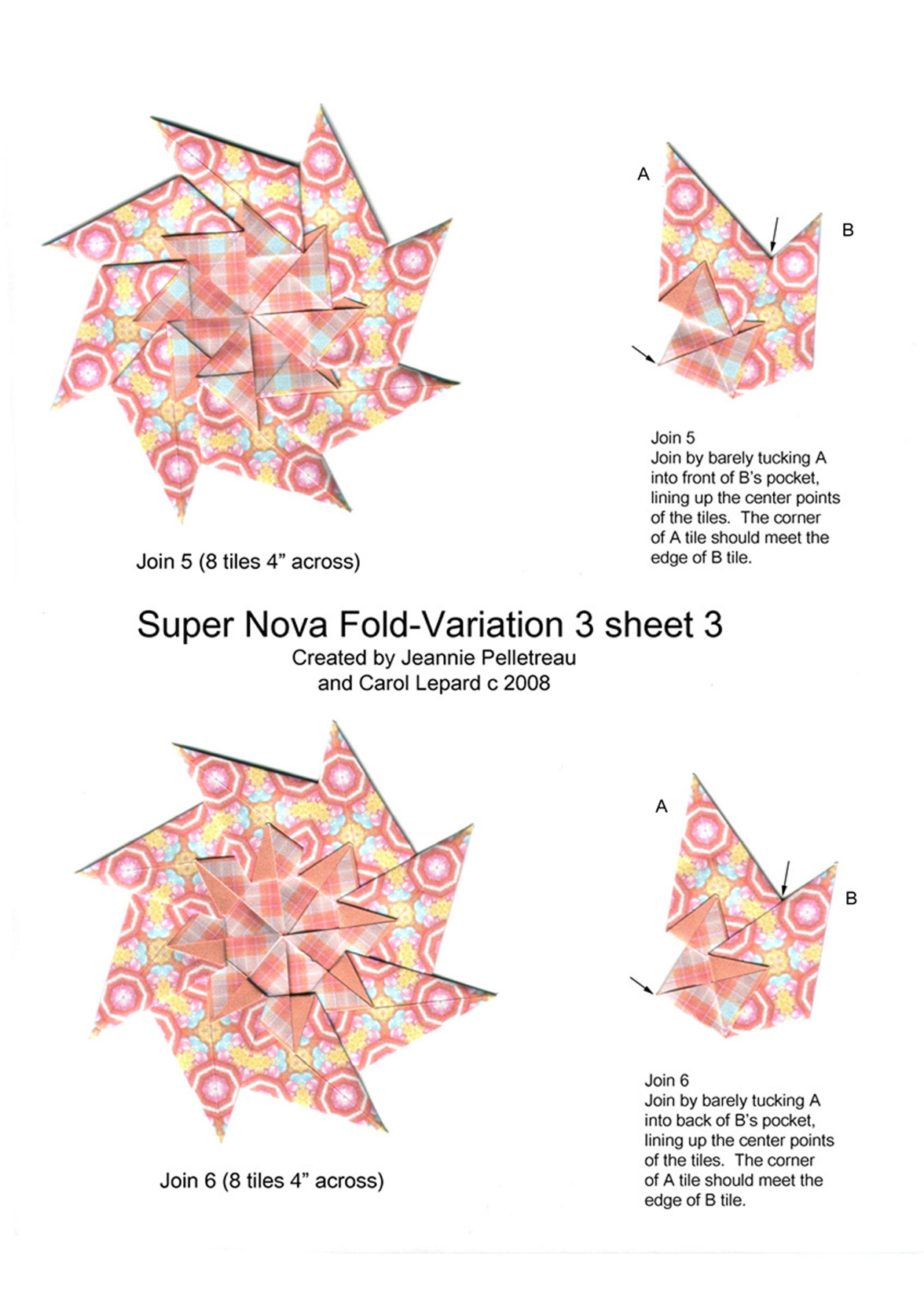 Teabag Fold Instructions