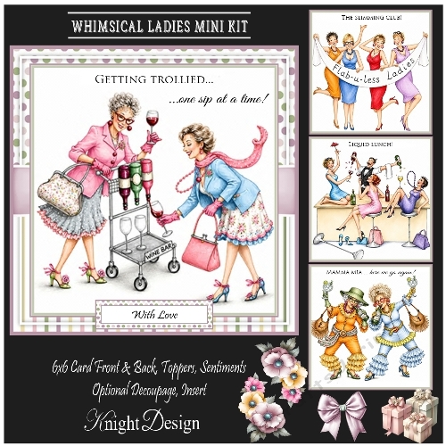 Image of cup1447129_58488 - Whimsical Ladies Ladies Mini Page Kit