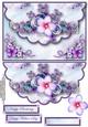 cup286797_56 - Pretty Lilac Envelope Card with Decoupage