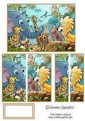 Image of cup72810_5 - Jungle Animals Side Stacker, Ideal for Kids