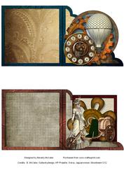 Image of cup285178_1399 - Two Steampunk Note Cards