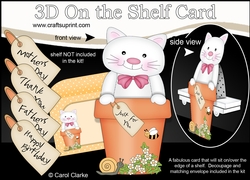 cup879133_359 - 3D On the Shelf Card Kit - Little Footballer Tyron