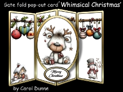 Image of cup738561_173 - Gatefold pop-up Whimsical Christmas 