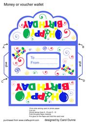 Image of cup278892_173 - Money Wallet - Birthday