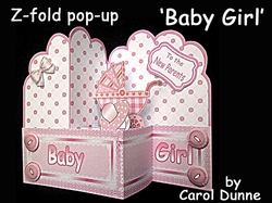 Image of cup738561_173 - Z-fold pop-up  Baby Girl