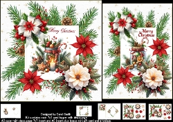 Image of cup388649_1209 - A Mason Jar of Christmas wishes choice of 7x7 & A5 mini kit