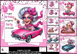 Image of cup1411924_1209 - 7x7 Live life in the fast lane choice of four mini kit