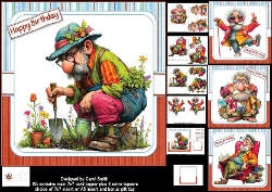 Image of cup1413649_1209 - 7x7 Special Grandpa choice of four mini kit