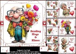 Image of cup1415949_1209 - 7x7 Hugs and kisses from the oldies choice of four mini kit