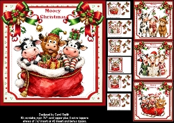 Image of cup845016_1209 - 7x7 Mooey Christmas wishes choice of four mini kit