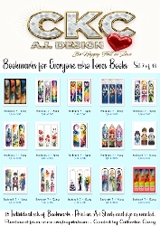 Image of cup1450938_59450 - 15x Sets of A.I. Bookmarks in various sizes. - Set 7 of 48