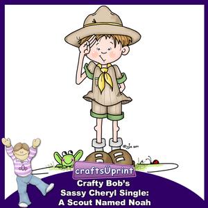 Image of cup360247_1519 - Crafty Bob's Sassy Cheryl Single: a Scout Named Noah