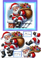 Image of cup1403456_3367 - RooFtop Santa 1 - Decoupage