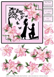Image of cup816944_3367 - Diamonds Are Forever Engagement - Decoupage