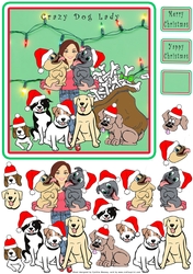 Image of cup877396_3367 - Crazy Dog Lady Christmas - Decoupage