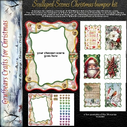 Image of cup911571_76873 - Scalloped Scenes Christmas Bumper Kit
