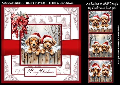 Image of cup1413461_1459 - Christmas Peeking Dogs