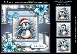 Image of cup719859_1459 - Dressed Up Christmas Penguin