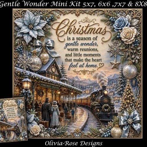 cup1449591_104105 - Gentle Wonder Mini Kit **Includes 5X7, 6x6, 7x7 8X8 Card Bases**