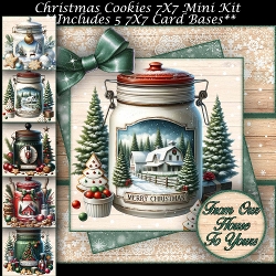 Image of cup1354623_104105 - Christmas Cookies Mini Kit 7X7