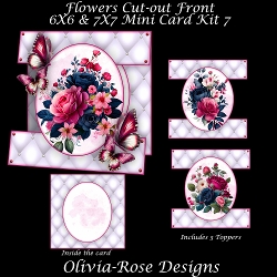 Image of cup1384621_104105 - Flowers Cut-out Front Card Mini Kit 7