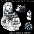 cup1404770_104105 - Black & White Christmas Pop-Up Box Mini Kit 2