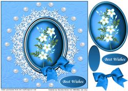 Image of cup463279_1881 - Blue Flower with Pearls