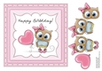 cup911194_74027 - Cute little owl birthday topper