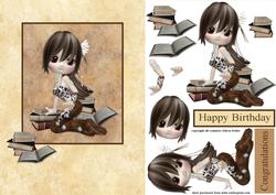 Image of cup182084_993 - Girl with Books