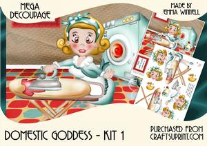 Image of cup475751_1435 - Domestic Goddess Mega Decoupage 8x8 Mini Kit 1