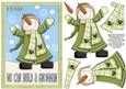 cup266437_1435 - We Can Build a Snowman Decoupage Card Front - Olive