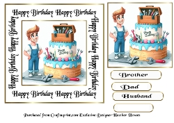 Image of cup85174_107 - Male Birthday 11 mancake 2