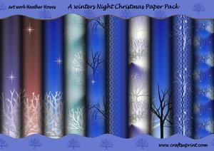 Image of cup354783_107 - A Winters Night Paper Kit