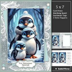 Image of cup786305_2073 - 5x7 ~ Winter Penguins