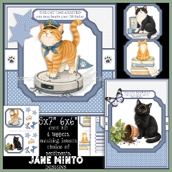 Image of cup1447143_57683 - A CATS LIFE - decoupage or toppers