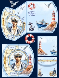 Image of cup1399340_122915 - Nautical Fold Back Card